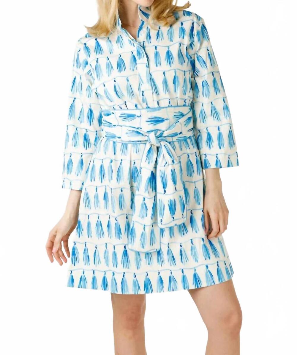 NEW HOLLY SHAE DESIGN arden mini dress in tassel time